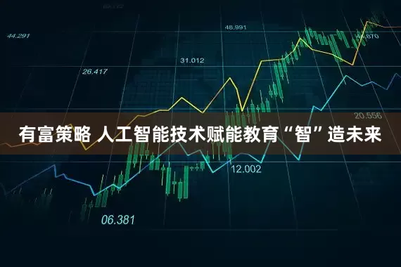 有富策略 人工智能技术赋能教育“智”造未来