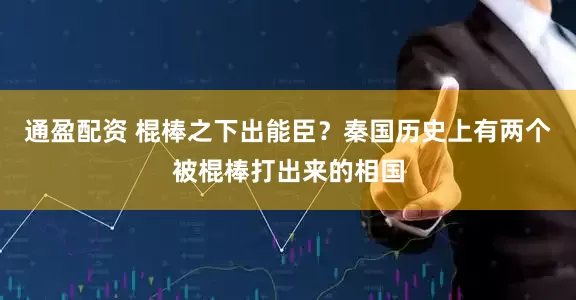 通盈配资 棍棒之下出能臣？秦国历史上有两个被棍棒打出来的相国